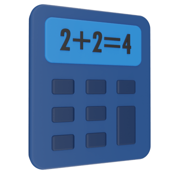 Calculate 3D Render Icon png