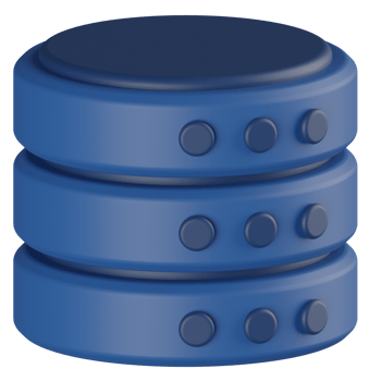 Database 3D Render Icon png