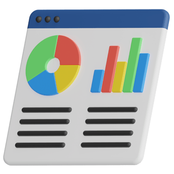 Dashboard 3D Render Icon png