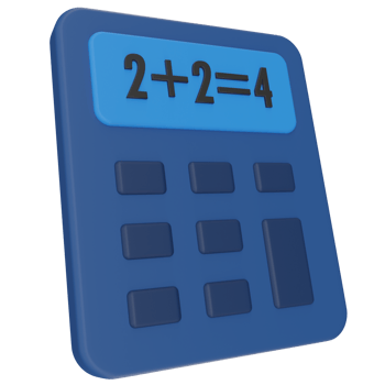 Calculate 3D Render Icon png