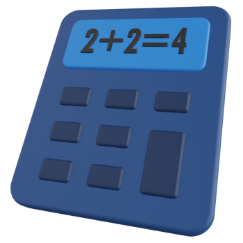 Calculate 3D Render Icon png