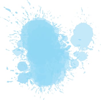 Watercolor brush , Splash, Stain. vector