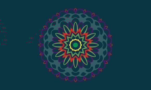 luxury mandala design vector background  vintage abstract floral pattern design