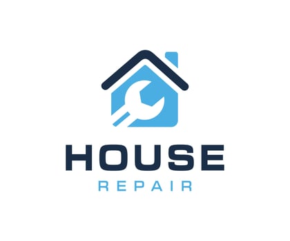 Home repair logo vector template