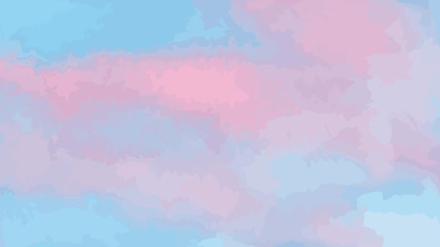 Watercolor Rainbow Sky Background vector
