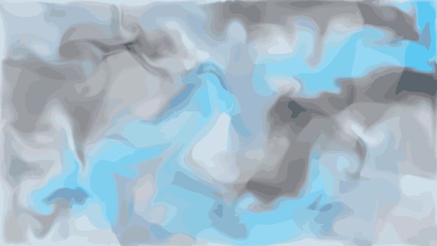 Abstract Blue Black Watercolor Background vector