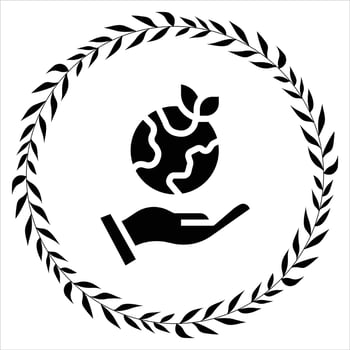 Save the earth illustration vector