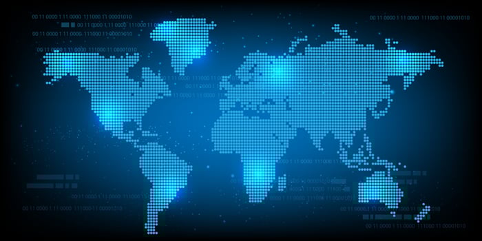 world map connection futuristic modern website background or cover page vector for technology and finance concept and education future company