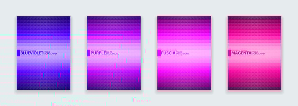 Background Geometric Triangle Pyramid Purple Color Tone vector