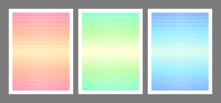 Geometric Triangle Pyramid Pastel Color Background vector