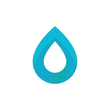Water drop Logo vector