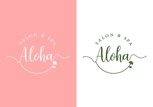 Letter logo, perfect for salons, spas, and others. vector