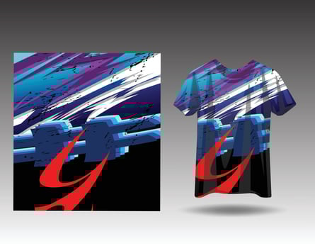 Tshirt sport grunge background for extreme jersey team  racing  cycling football gaming  backdrop wallpaper vector