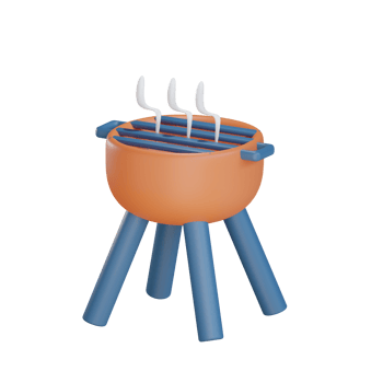 3D Barbecue for cooking png