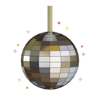 3D Disco Ball png