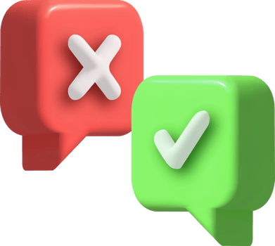 Check mark confirmation and approval icon. 3d illustration. png