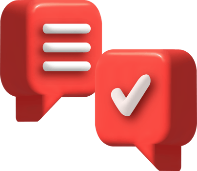 Check mark confirmation and approval icon. 3d illustration. png