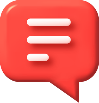 speech bubble 3d icon, illustration, communication dialog bubble. png