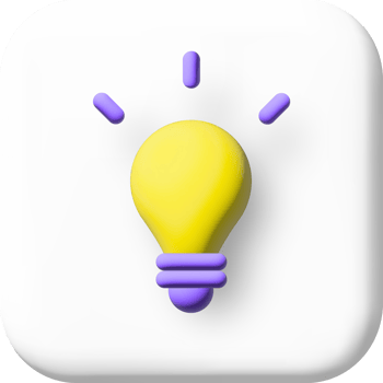 idea 3d icon. light bulb icon. Business icon. png
