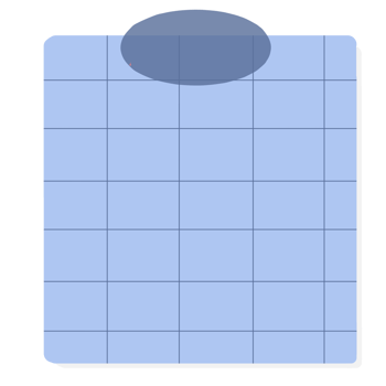 Blue Sticky Note png