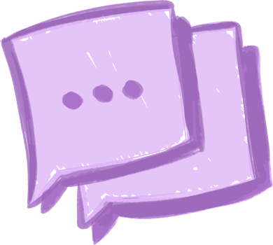 illustration Speech Bubbles Hand Drawn png