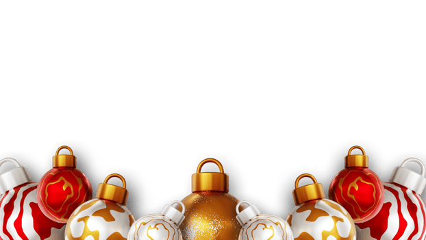 Christmas 3d element balls png