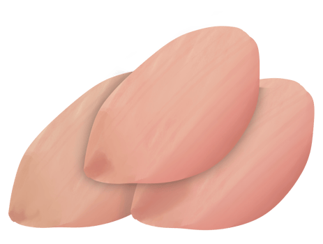 Peanut peeled painting png