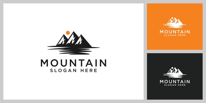 mountain logo vector design template