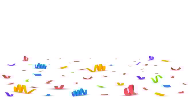 Confetti background. Falling confetti, birthday vector illustration