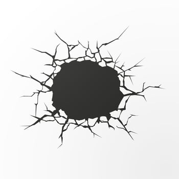 Set of vector cracks isolated
