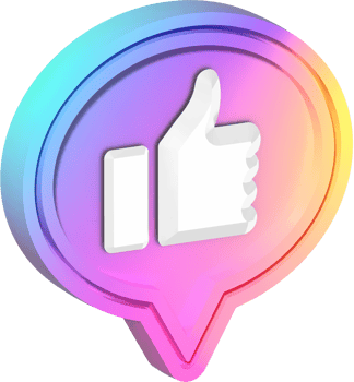 Thumbs Up Like Icon Bubble png