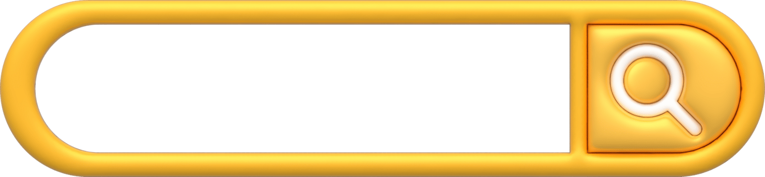 3D Search bar png