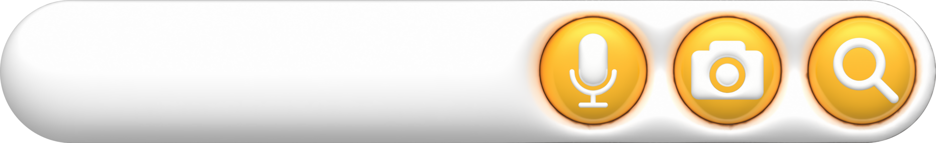 3D Search bar png