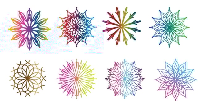 colorful mandala background, set mandala,Mandalas for coloring book. Decorative round ornaments. Anti-stress therapy patterns. Yoga logos, backgrounds for meditation.Oriental vector