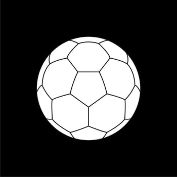 Foot Ball or Soccer Ball Icon Symbol for Art Illustration, Logo, Website, Apps, Pictogram, News, Infographic or Graphic Design Element. Vector Illustration
