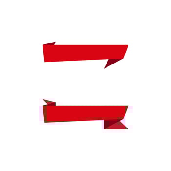 Ribbon banner Vector illustration