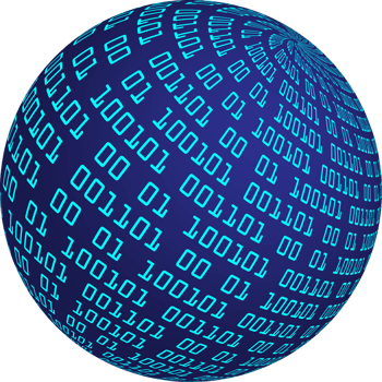 Technology globe cropout png