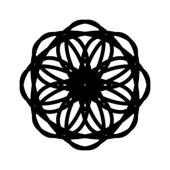 geometrical mandala vector illustration