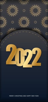 Happy new year 2020 with gold numbers on a black background vector