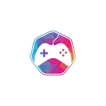 Game Logo Design Template. Stick Game Icon Logo. vector