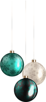 Realistic Christmas Ball Decoration png