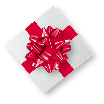 Gift Box with Pink Ribbon png