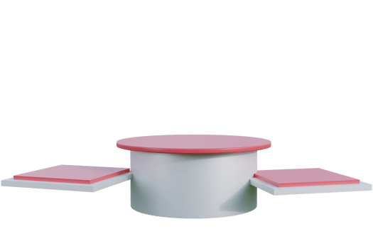Stage podium show 3d render png