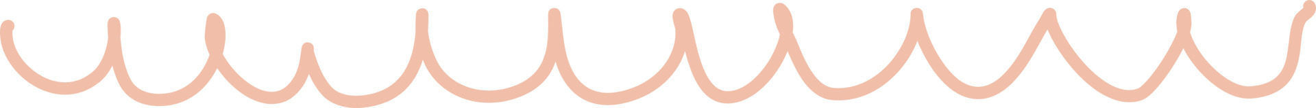 Colorful Cute Doodle Corner Border Vector Illustration