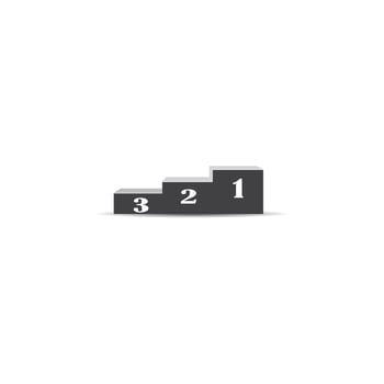 Podium icon logo vector design illustration.