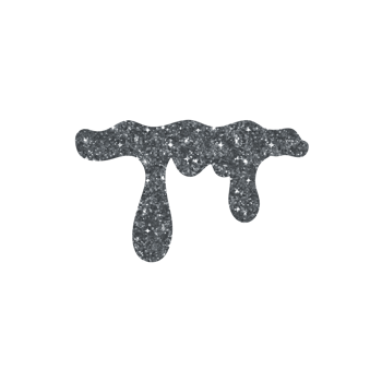 Silver Glitter Dripping png
