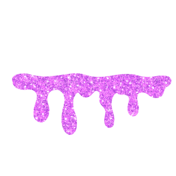 Purple Glitter Dripping png
