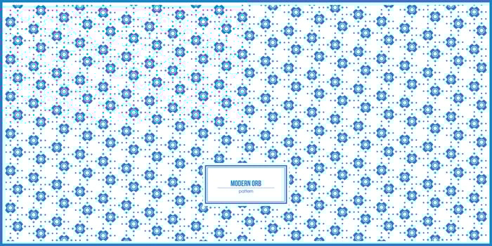 simple shape of modern orb pattern vector