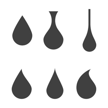 Water drop Logo Template vector