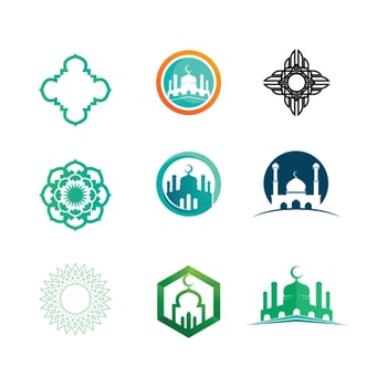 Mandala logo design vector template